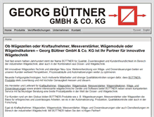 Tablet Screenshot of gbuettner.de